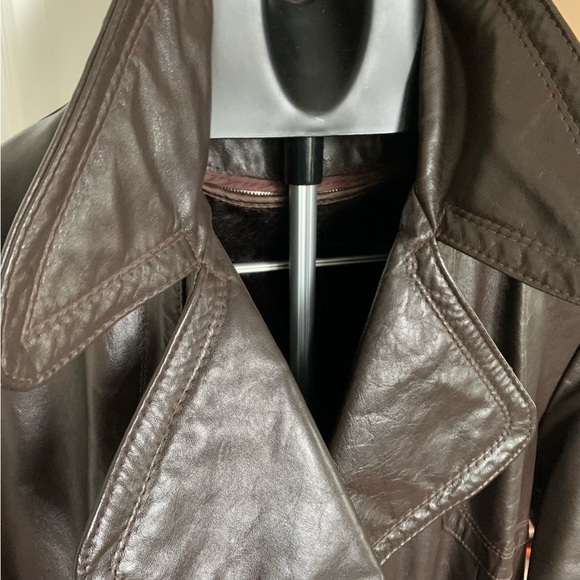 Vintage Leather Jacket 70s Disco Eclectic Grand Pa… - Picture 10 of 13